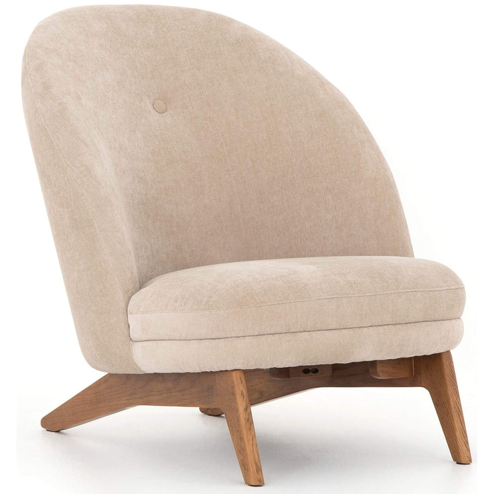 Georgia Chair, Dorsett Cream - Modern Furniture - Accent Chairs - High Fashion Home