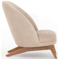 Georgia Chair, Dorsett Cream - Modern Furniture - Accent Chairs - High Fashion Home