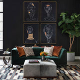 Rings Framed - Accessories Artwork - High Fashion Home