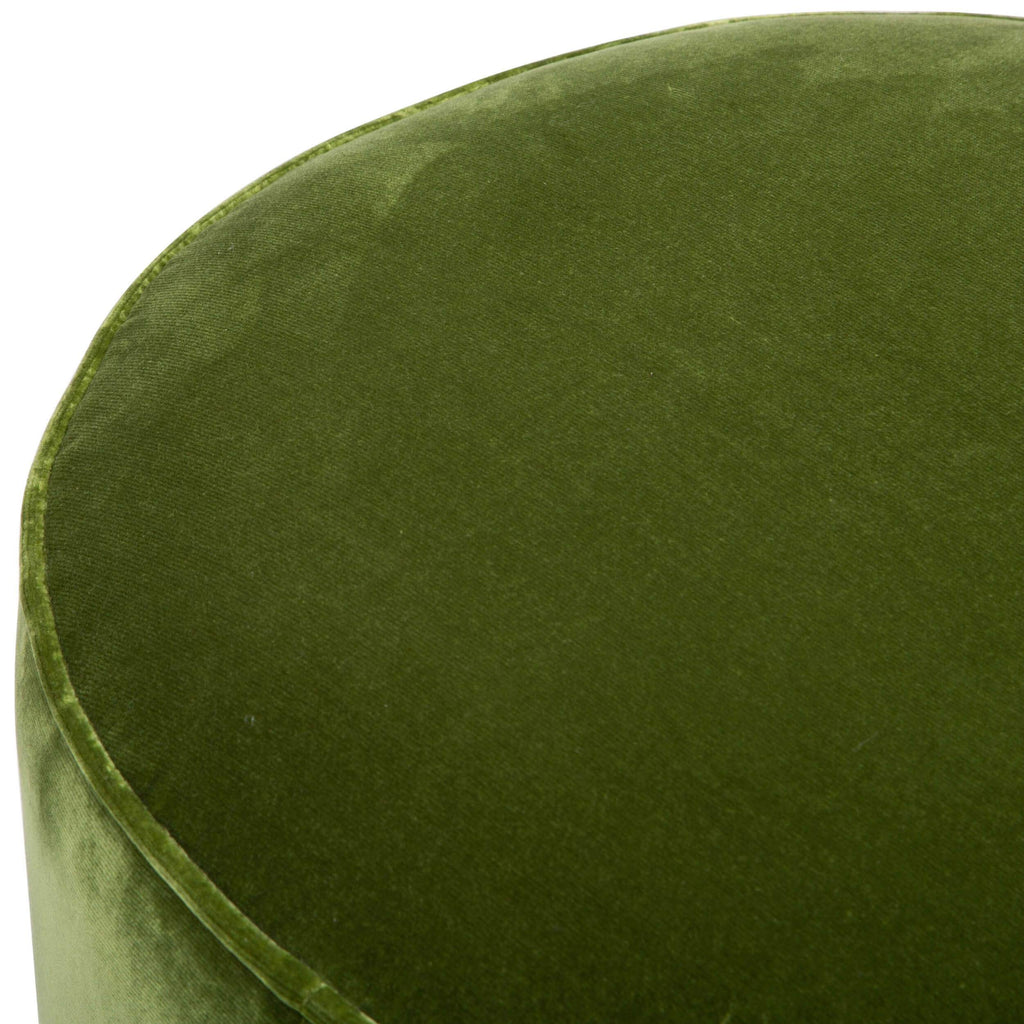 Gigi Swivel Ottoman, Olive Green High Fashion Home