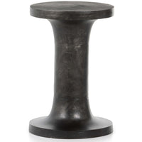 Gino End Table, Raw Black-Furniture - Accent Tables-High Fashion Home