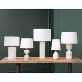 Grace Alabaster Table Lamp-Lighting-High Fashion Home