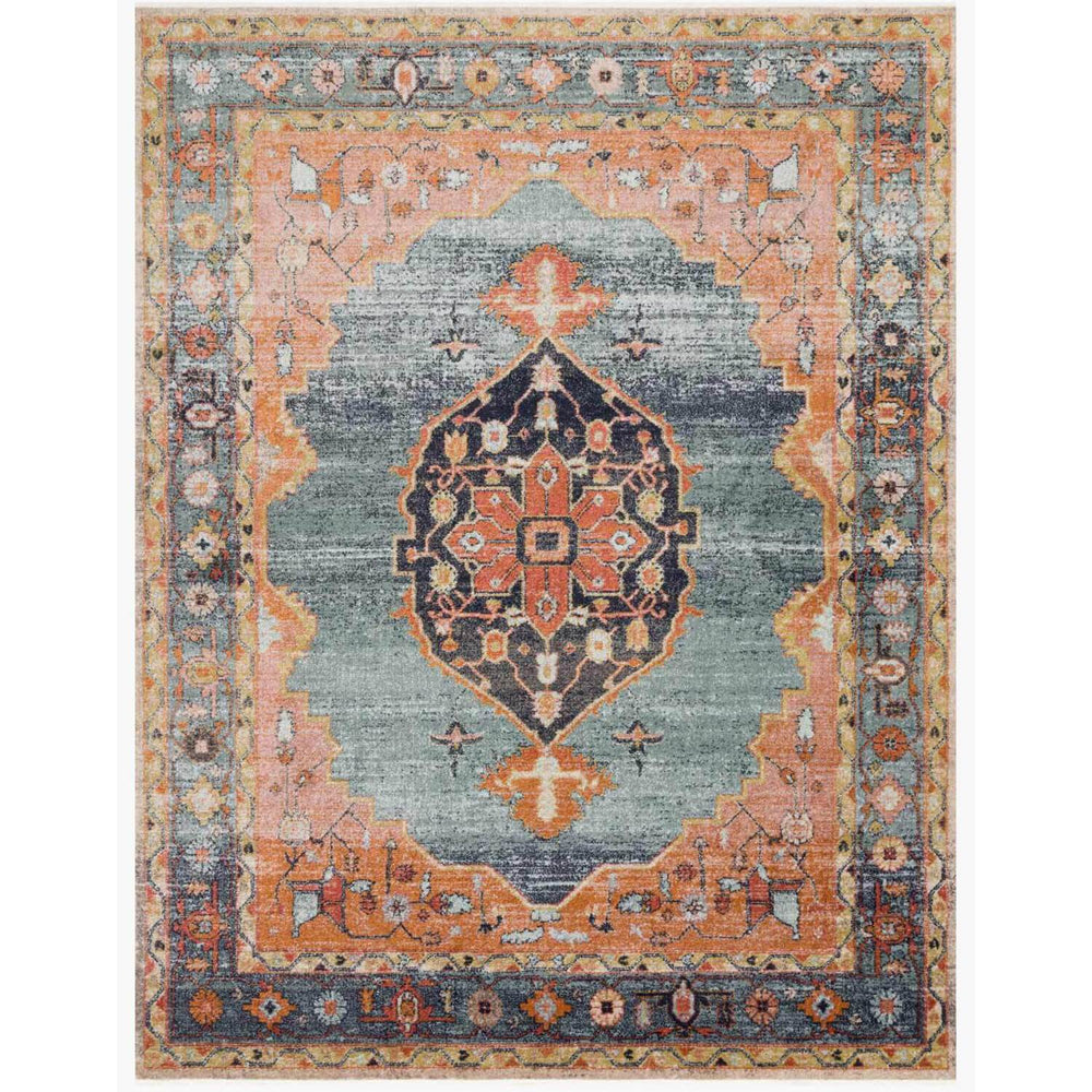 Loloi Magnolia Home Rug Graham GRA-02 MH, Blue/Sunrise - Rugs1 - High Fashion Home