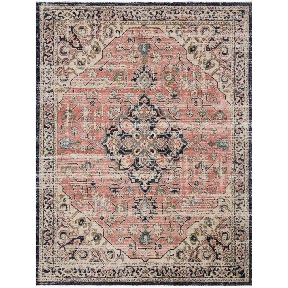 Loloi Magnolia Home Rug Graham GRA-06 MH, Coral/Navy - Rugs1 - High Fashion Home