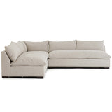Grant Armless Sectional, Ashby Oatmeal-Furniture - Sofas-High Fashion Home