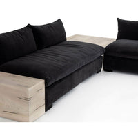 Grant Sectional w/Tables, Bleached Yukas Resin-Furniture - Sofas-High Fashion Home