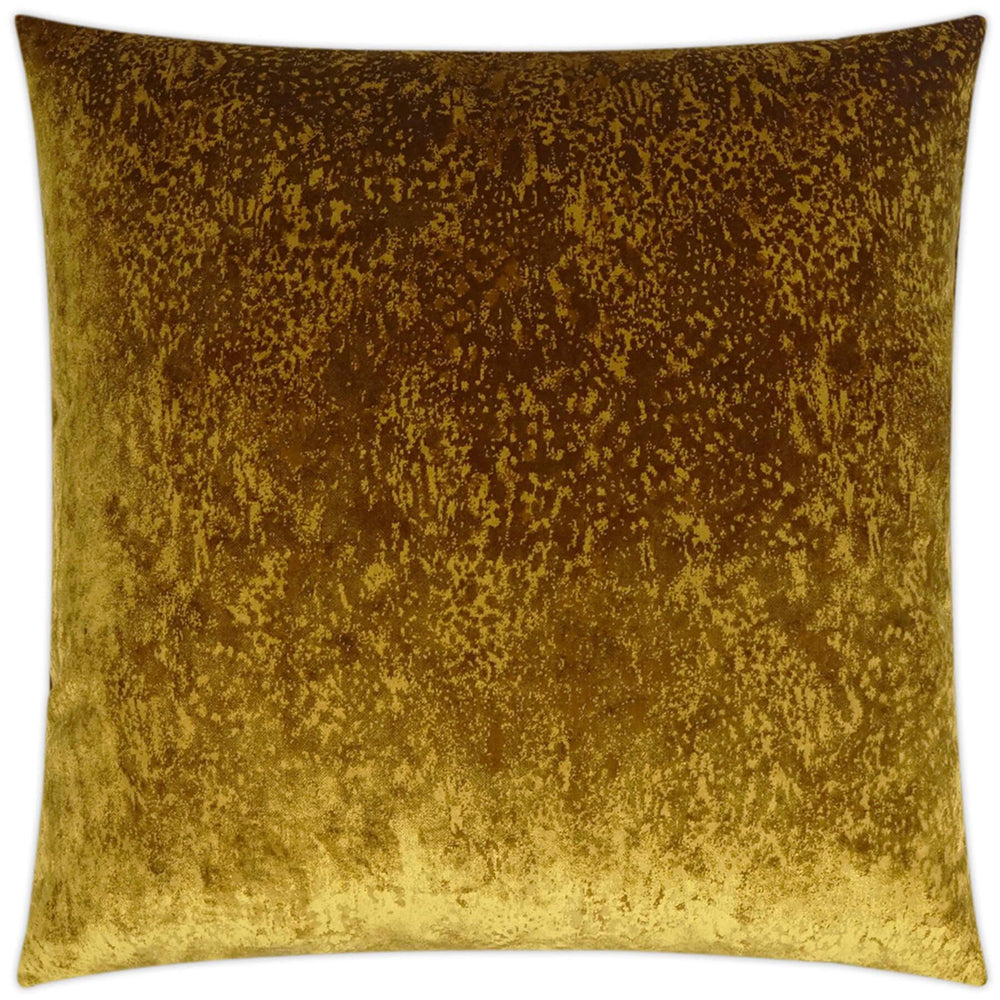 Grated Pillow, Ochre-Accessories-High Fashion Home