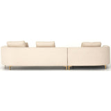 Greer LAF Sectional with Rounded Chaise - Modern Furniture - Sectionals - High Fashion Home