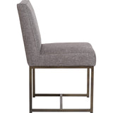 Griffin Dining Chair, Textured Concrete - Furniture - Dining - High Fashion Home
