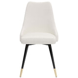 Piccolo Dining Chair, White Boucle, Set of 2