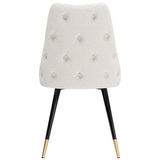 Piccolo Dining Chair, White Boucle, Set of 2