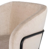 Estella Dining Chair, Almond-Furniture - Dining-High Fashion Home