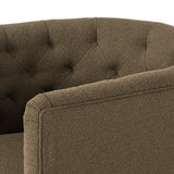 Hanover Swivel Chair, Fiqa Boucle Olive by Four Hands