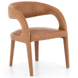 Hawkins Leather Dining Chair, Butterscotch, Set of 2 by Four Hands