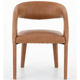 Hawkins Leather Dining Chair, Butterscotch, Set of 2 by Four Hands