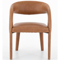 Hawkins Leather Dining Chair, Butterscotch, Set of 2