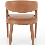 Hawkins Leather Dining Chair, Butterscotch, Set of 2 by Four Hands