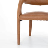 Hawkins Leather Dining Chair, Butterscotch, Set of 2 by Four Hands