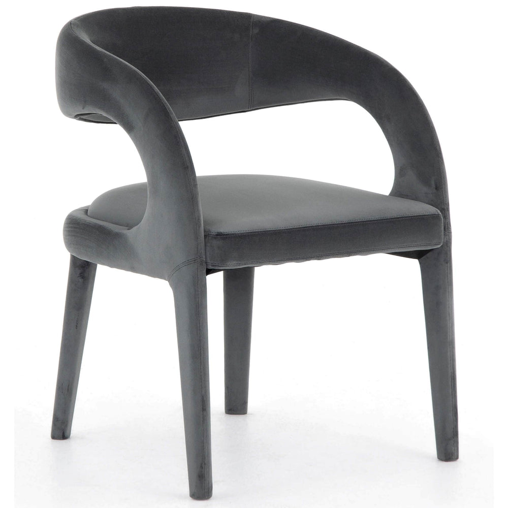 Hawkins Dining Chair, Charcoal, Set of 2