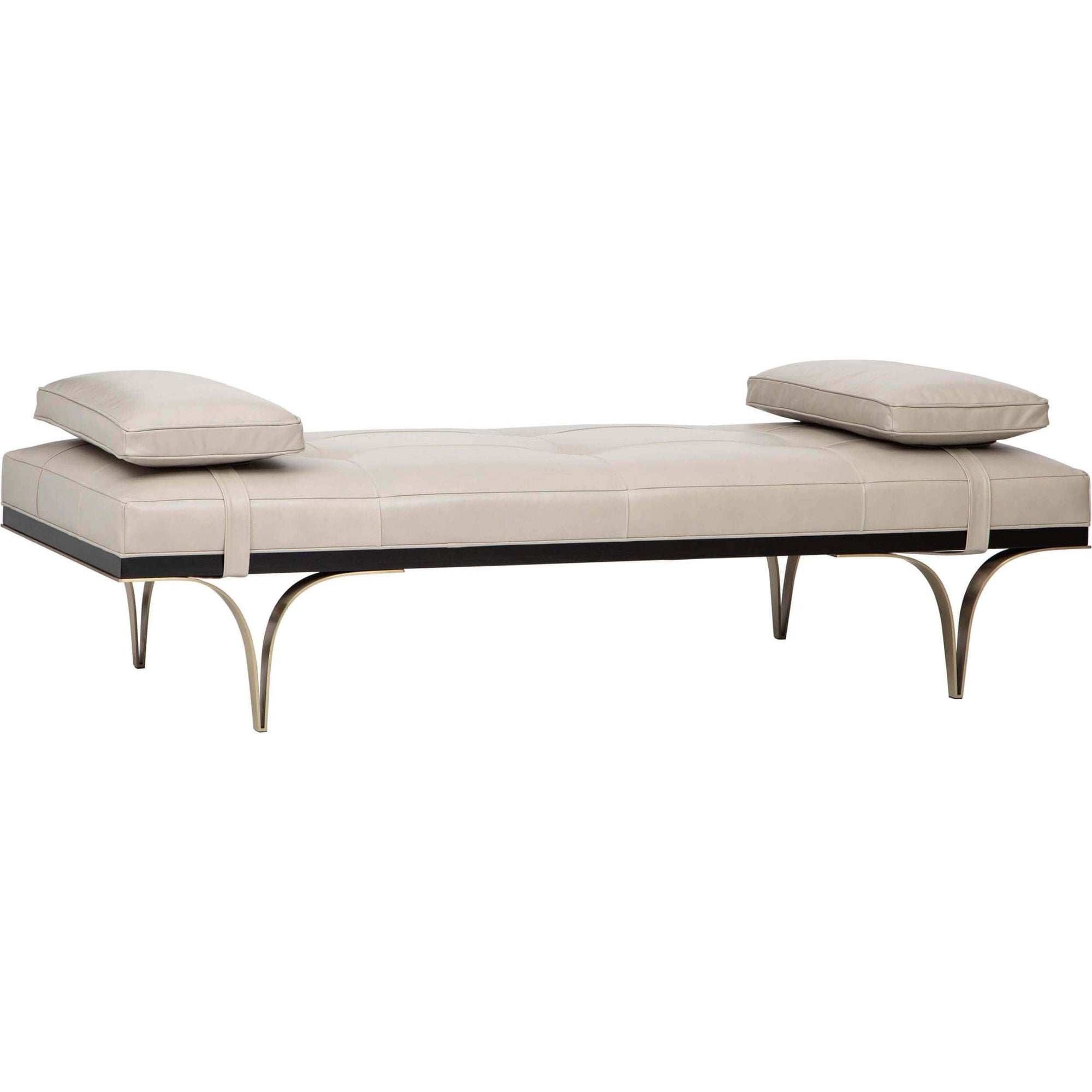 Leather daybed bench deals
