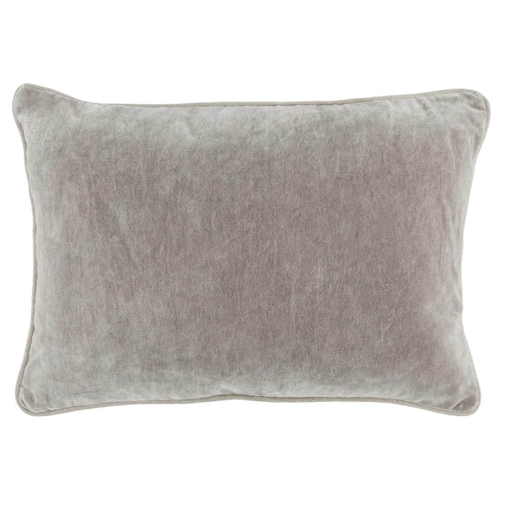 Heirloom Lumbar Pillow, Silver-Accessories-High Fashion Home