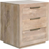 Holden 3 Drawer Nightstand - Furniture - Bedroom - High Fashion Home