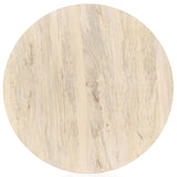 Hudson Pedestal Coffee Table, Bleached Spalted