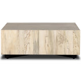 Hudson Square Coffee Table, Bleached Spalted Primavera