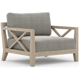 Huntington Outdoor Chair, Faye Ash/Washed Brown Frame - Furniture - Chairs - High Fashion Home