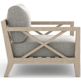 Huntington Outdoor Chair, Faye Ash/Washed Brown Frame - Furniture - Chairs - High Fashion Home