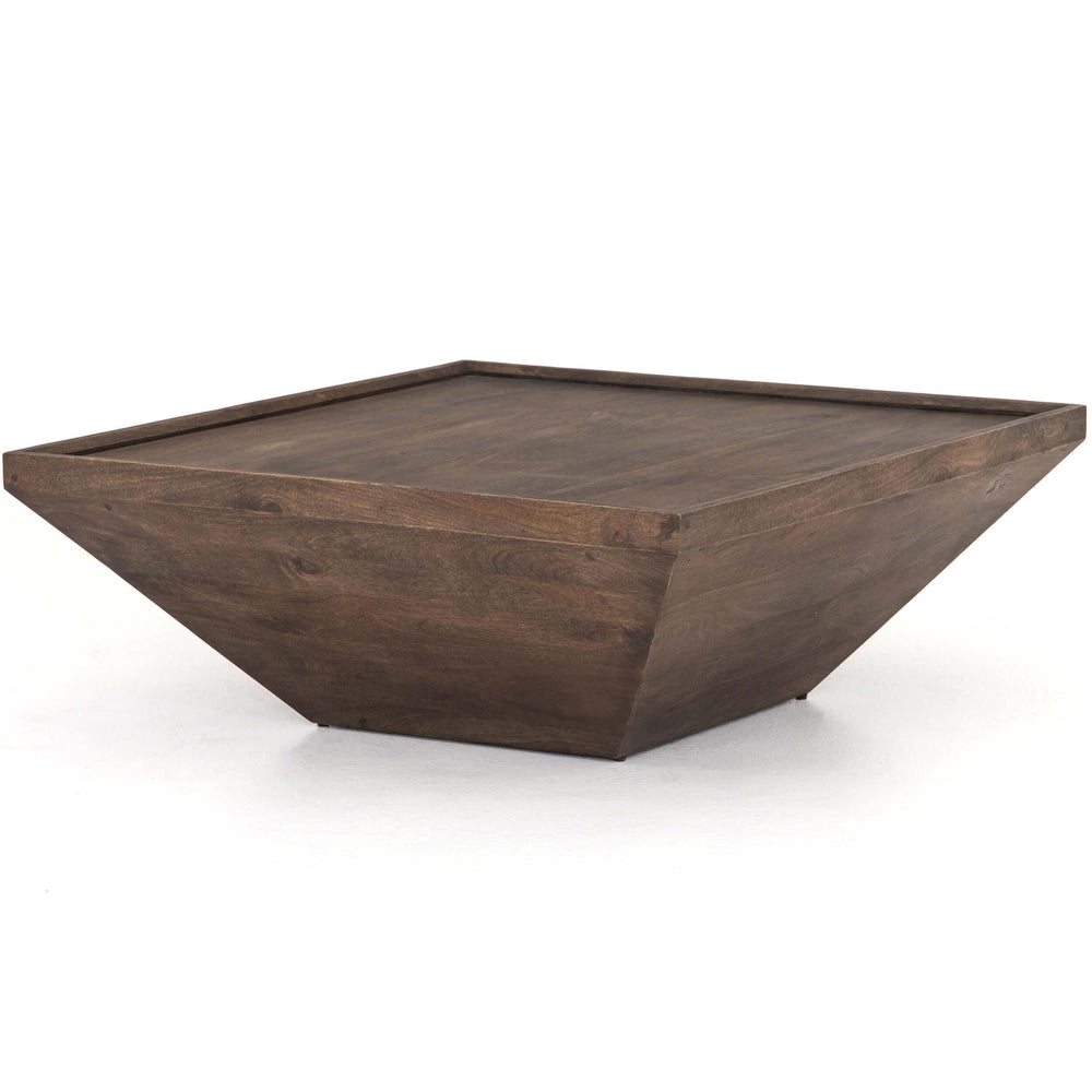 Drake Coffee Table, Aged Brown-Furniture - Accent Tables-High Fashion Home