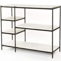 Lily Console Table, Hammered Grey-Furniture - Accent Tables-High Fashion Home