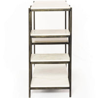 Lily Console Table, Hammered Grey-Furniture - Accent Tables-High Fashion Home