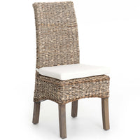 Banana Leaf Chair, Grey Wash - Set of 2-Furniture - Dining-High Fashion Home