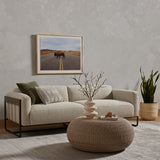 Phoenix Outdoor Coffee Table, Vintage White-Furniture - Accent Tables-High Fashion Home