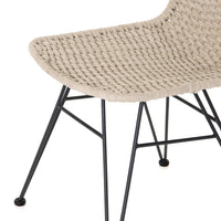 Dema Outdoor Swivel Counter Stool, Natural-Furniture - Dining-High Fashion Home