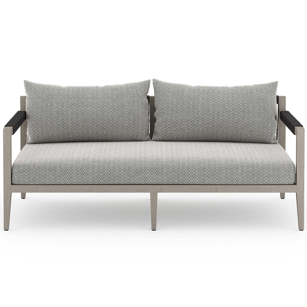 Sherwood Outdoor Sofa, Faye Ash/Weathered Grey-Furniture - Sofas-High Fashion Home