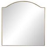 Jacques Mirror, Antique Brass by Four Hands