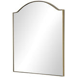 Jacques Mirror, Antique Brass by Four Hands