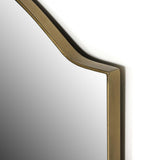 Jacques Mirror, Antique Brass by Four Hands