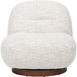 Jodi Swivel Chair, Merino Cotton-Furniture - Chairs-High Fashion Home