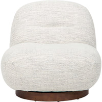 Jodi Swivel Chair, Merino Cotton-Furniture - Chairs-High Fashion Home