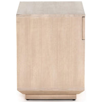 Journey Nightstand, Bleached Burl-Furniture - Bedroom-High Fashion Home