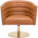 Justin Chair, Brown-Furniture - Chairs-High Fashion Home