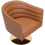 Justin Chair, Brown-Furniture - Chairs-High Fashion Home