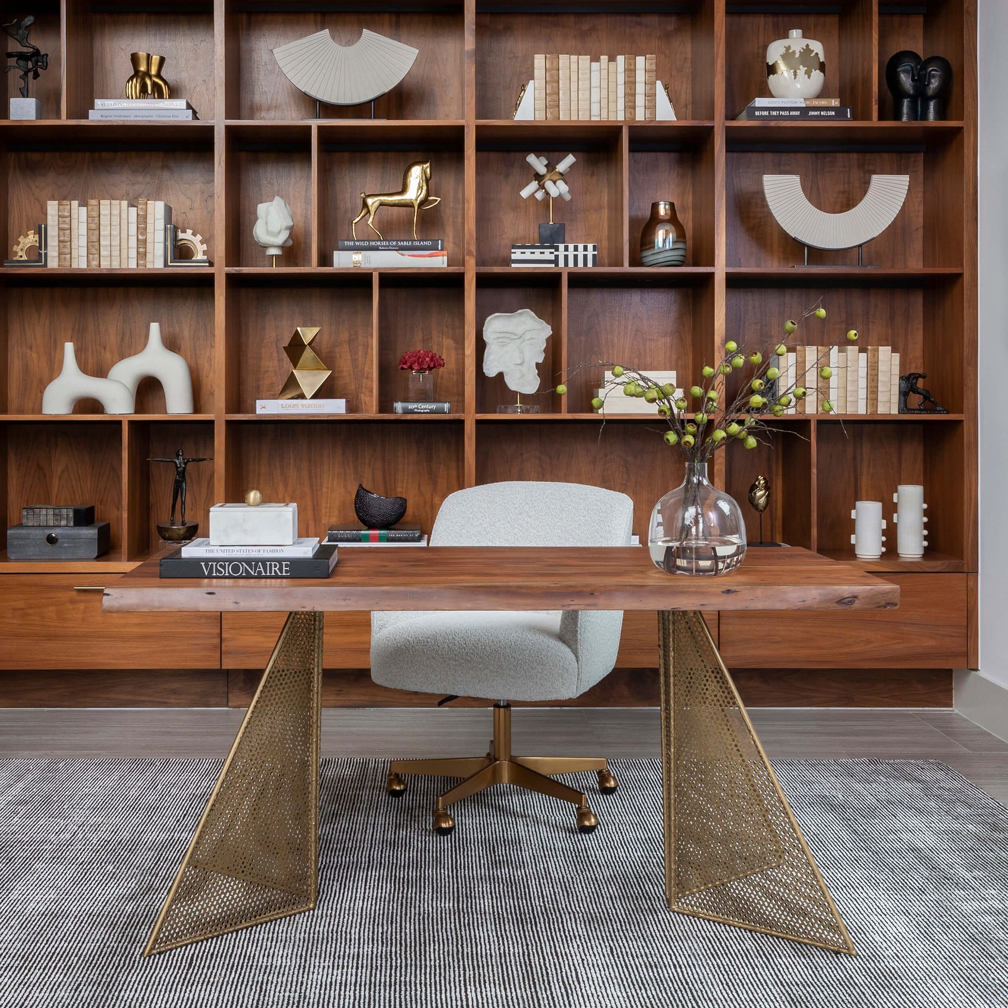 Karina Office Chair, Copenhagen White – High Fashion Home