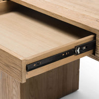 Keane Desk, Natural-Furniture - Office-High Fashion Home