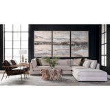 Kellen Sectional, Graceland Sorrel - Modern Furniture - Sectionals - Ottoman Right Facing - High Fashion Home