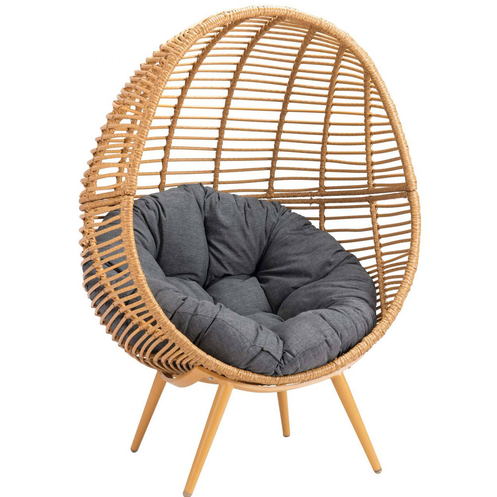 Kelley Outdoor Chair, Natural-Furniture - Chairs-High Fashion Home