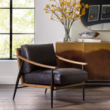 Kennedy Leather Chair, Sonoma Black